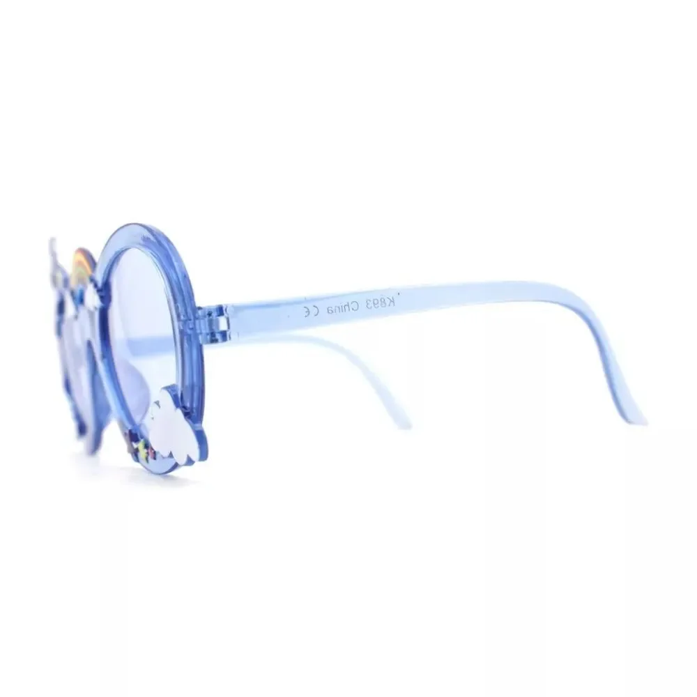 Blue Kids Unicorn Super Cute Sunglasses For Girls
